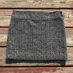 J Crew Tweed Wool Blend Mini Skirt